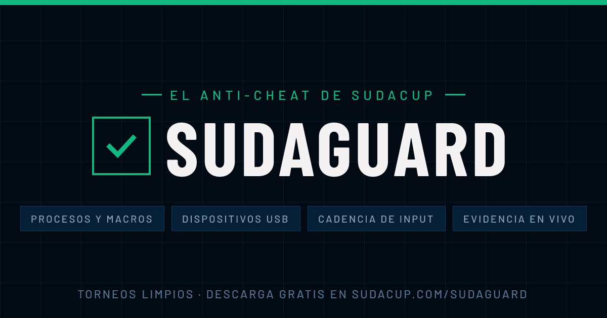 Llega SUDAGUARD: el anti-cheat de SUDACUP para torneos limpios